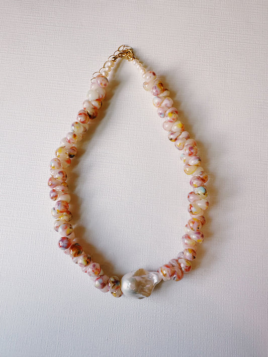 Bubble Glass Necklace - Puka