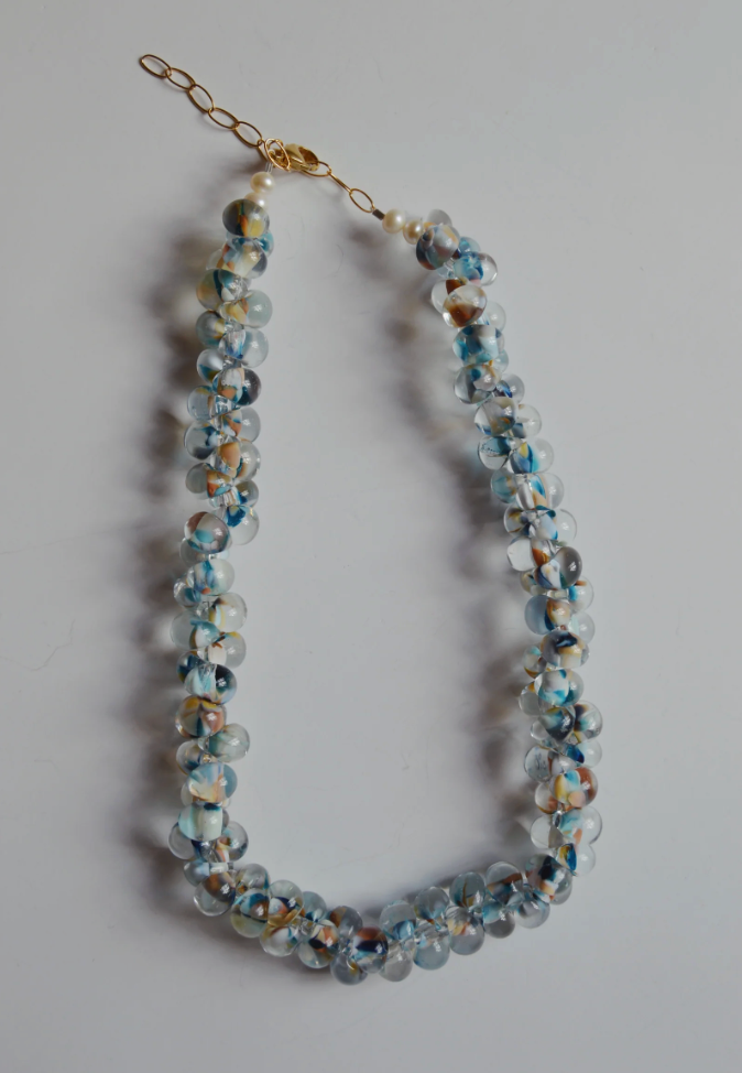 Bubble Glass Necklace- Koi