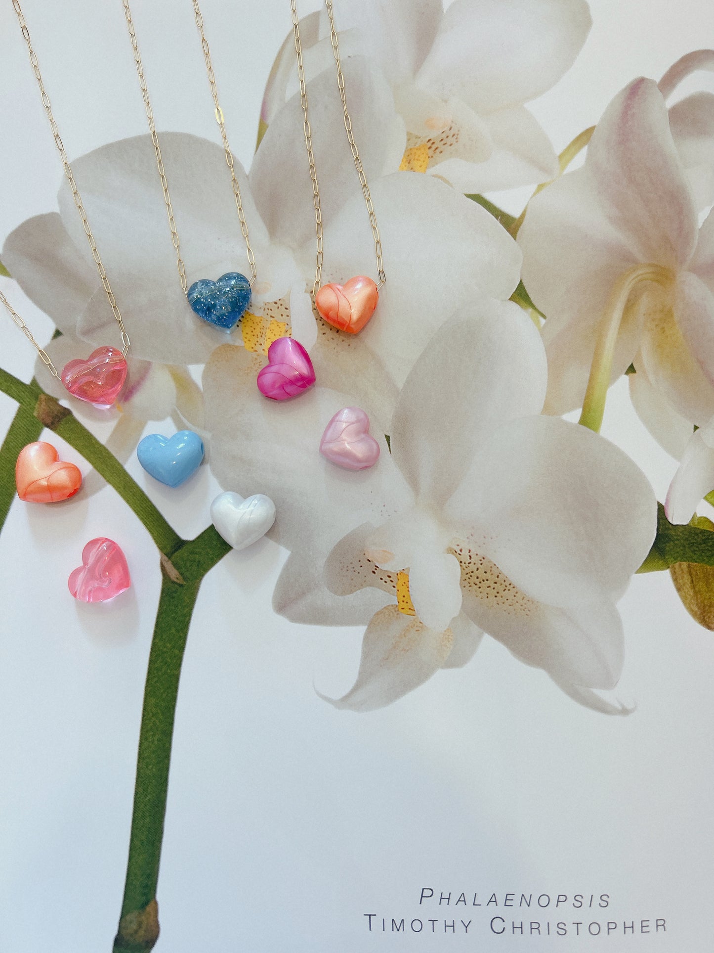 Acrylic Heart Necklace