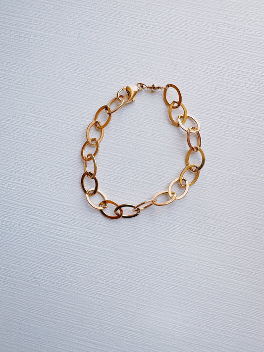 Chunky Gold Filled Bracelet